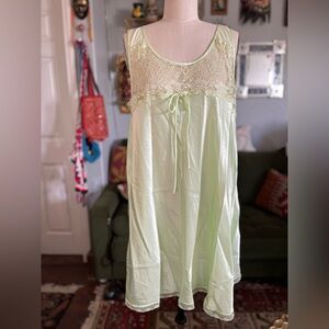 Vintage sears satin lace nightgown
